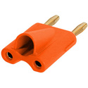 Photo of Rean NYS508-O Dual Banana Plug for 6-10mm Cable OD - Orange