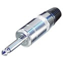 REAN NYS225L Jumbo 1/4 Inch TS Connector with Large 8mm Cable Opening