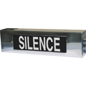 On-Air Simple 12 Volt LED SILENCE Light - Black