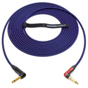 Sescom Catskill Cables OBGCSASIA-010 Overbraid Instrument Cable w/ Neutrik RA 1/4 silentPLUG - 10 Foot