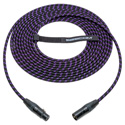 Photo of Sescom Catskill Cables OBSCXXJ-010 Nylon Overbraid Mic Cable w/ Neutrik XLR Connectors - 10 Foot