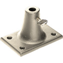 O.C. White 11427-13-B Permanent Screw Down Base Assembly for All Ultima Gen2 Ultra Low Profile Mic Arms (13mm hole) Blk