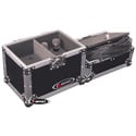 Odyssey Cases FZMIC12 Microphone Case - Holds 12 Mics & Included Storage Compartment