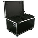 Odyssey FZUT2W Utility Trunk with Casters - Adjustable Compartments with Two Removeable Trays