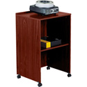 Photo of Combo Lectern Base/AV Cart Mahogany