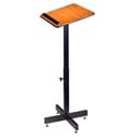 Photo of Oklahoma Sound 70 Series Height Adjustable Portable Lectern - Medium Oak