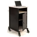 Photo of Oklahoma Sound PRC400 Jumbo Presentation Cart with laptop shelf