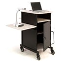 Photo of Oklahoma Sound PRC450 Jumbo Presentation Cart Plus with laptop shelf