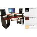 OmniDesk OMNI-B Black Audio Video Editing Desk