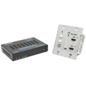 Photo of Ocean Matrix OMX-01HMBT0010 HDBaseT 4K HDMI 2-Gang Wall Plate Extender Set with RS232 - KVM - CEC - PoC