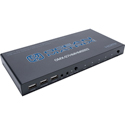 Ocean Matrix OMX-07HMHM0002 4K 60Hz HDMI 4x1 Switcher with USB Device/Hotkey Switching and Mic/Speaker Function
