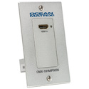 Photo of Ocean Matrix OMX-10HMIP0005 Single Gang HDMI Over IP PoE Wall Plate H.264 Transmitter ONLY