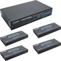 Photo of Ocean Matrix OMX-HDCAT1X4-LR 1x4 HDBaseT Splitter Extender Set- 4K60 up to 393ft/120m