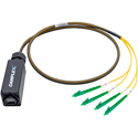 Camplex opticalCON QUAD APC to Four (4) LC/APC Breakout Adapter - Single Mode