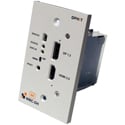 Ophit WMC-DH MPO/MTP-Type Wall Plate Video Signal Extender / Converter - HDMI/DisplayPort - White