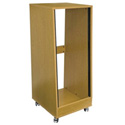 Photo of 24 Space Sloped Oak Rack with Casters