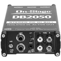 On Stage Stands DB2050 Active Stereo Multi-Media DI Box