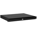 On Stage Stands RDL1000 Locking Rack Drawer - 1U - Black