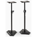 On Stage Stands SMS6600-P Hex-Base Monitor Stands - Pair