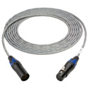 Sescom DMX Lighting Control Cable Plenum 5-Pin XLR Male to 5-Pin XLR Female - 25 Foot
