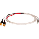Photo of Sescom Audio Cable Plenum 3.5mm TRS Balanced Male to Dual RCA Male - 6 Foot