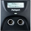 Photo of Pathway Connectivity PWPP WM P2 XLR5F BL Pathport Wall-mount 2-Ports XLR 5-Pin Female - Black