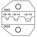 Photo of Paladin PA2033 Die for CrimpALL/8000 & 1300 Series Open Barrel Non-Insulated Term.