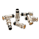 Photo of Paladin PA9740 SealTite BNC Compression Connectors for RG6 & RG6 Quad Coax - 50 Pack Jar