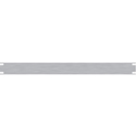 Photo of Hammond PBPA19001UNF 1RU Flat Aluminum Rack Panel - Unfinished Natural Aluminum