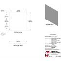Photo of Hammond PBPS19019BK2 11U Flat Steel Panel - Gloss Black