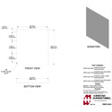 Photo of Hammond PBPS19021BK2 12U Flat Steel Panel - Gloss Black
