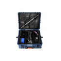 Photo of Portabrace PB-2750DKAUD Airtight Hard Case with Wheels and Padded Divider Kit - Extra Large - Blue