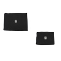 Portabrace PB-CAMML Padded Accessory Pouch Set - 1x Medium and 1x Large - Black