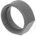 Photo of Neutrik PCR-8 Colored Ring with Flat Label Surface for C Series 1/4-Inch Connectors - Each - Grey