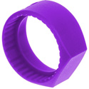Photo of Neutrik PCR-7 Colored Ring with Flat Label Surface for C Series 1/4-Inch Connectors - Each - Violet