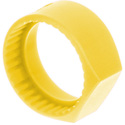 Neutrik PCR-4 Colored Ring with Flat Label Surface for C Series 1/4-Inch Connectors - Each - Yellow