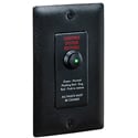 Pathway Connectivity PWACC EMRR Black Remote Restore Button for PWEMDMX with Single Gang Faceplate