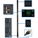 Photo of Tripp Lite PDUMV30HVNETLX 5/5.8kW Single-Phase Switched PDU with LX Platform Interface - 208/240V Outlets L6-30P/0U/TAA