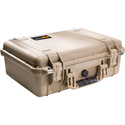 Photo of Pelican 1500NF Protector Case with No Foam - Desert Tan