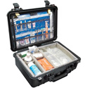 Pelican 1500EMS Protector EMS Case with Lid Organizer and Padded Dividers - Black