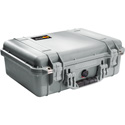 Photo of Pelican 1500NF Protector Case with No Foam - Silver