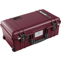 Pelican 1535TRVL-OB Wheeled Carry-On Air Case with Lid Organizer and Packing Cubes - Oxblood