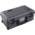 Pelican 1535-TRVL-CHA Wheeled Carry-On Air Case with Lid Organizer - Charcoal