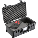 Pelican 1535AirTPF Wheeled Carry-On Hard Case with Hybrid TrekPak & Foam Insert - Black