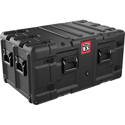 Pelican BlackBox 7U Rackmount Case with 30 Inch Depth for Lightweight Equipment- Roto Molded/SAE/10-32 Hardware - Black