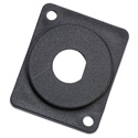 Photo of Penn-Elcom M1906/B9 Blanking Plate Flush Fit Punched for Solder Style BNC/ST Fiber Connectors - Black - Plastic - 10/Pk