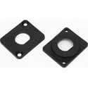 Photo of Penn-Elcom M1906/P7 Blanking Plate Flush Fit Punched .24-inches for Phono - Black - Plastic - 10 Pack