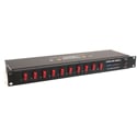 Penn Elcom PDU16-10DJ-US 1U 15A 10-Channel Power Distribution Unit - Type B