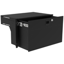 Photo of Penn Elcom R2293-10-6UK 6RU Tour Grade Steel Rack Drawer with Slam and Key Locks - 285mm/10 Inch Deep - Black