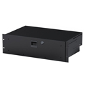 Photo of Penn Elcom R2293-18-2UK Tour Grade 2RU Rack Drawer with Slam Lock & Keylock - 18 Inch Deep - Black